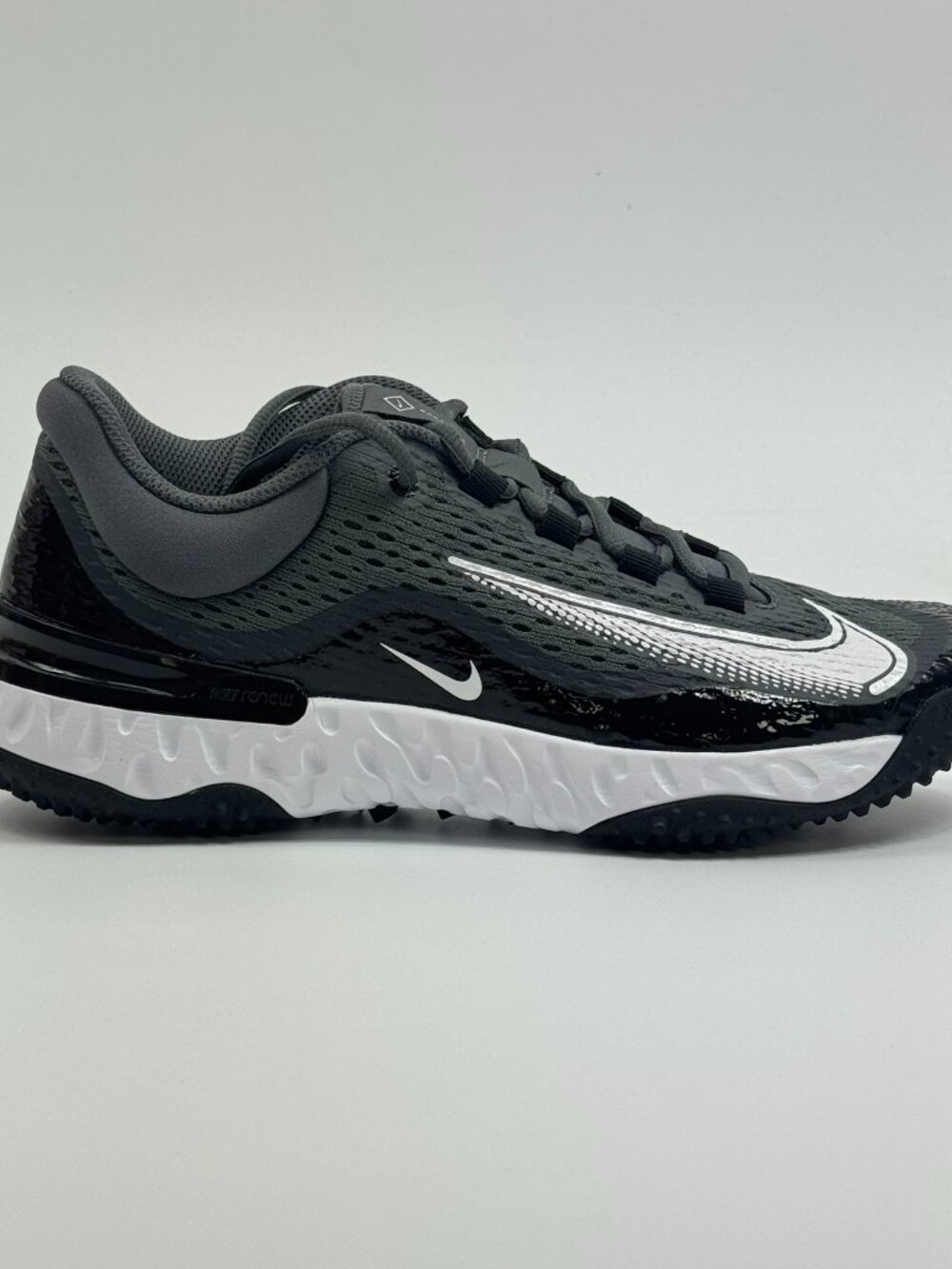Nike Alpha Huarache Elite 4 Turf 'Black White' DJ6523-011 Baseball size 6.5